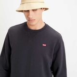 Levi's Sweater Grijs Melange - Herenmodel met Ronde Hals en Lange Mouwen