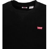 Levi's Sweater Grijs Melange - Herenmodel met Ronde Hals en Lange Mouwen