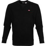 Levi's Sweater Grijs Melange - Herenmodel met Ronde Hals en Lange Mouwen