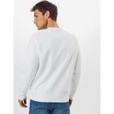 Sweater - Effen - Sweatstof - Geribbelde Kraag - Lange Mouwen