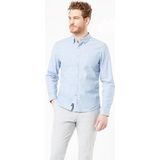 Dockers - Oxford 2.0 - Overhemd - Blauw - 96% Katoen, 4% Elastaan, Supreme Flex™