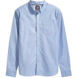 Overhemd - Oxford - Wit - Katoen/Elastaan - Lange Mouw