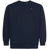 Levi's - BIG ORIGINAL HM CREW - Sweatshirt - Navy - Met Batwing-Logobadge