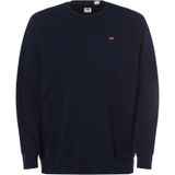Navy Sweater - 100% Katoen - Ronde Hals - Lange Mouwen