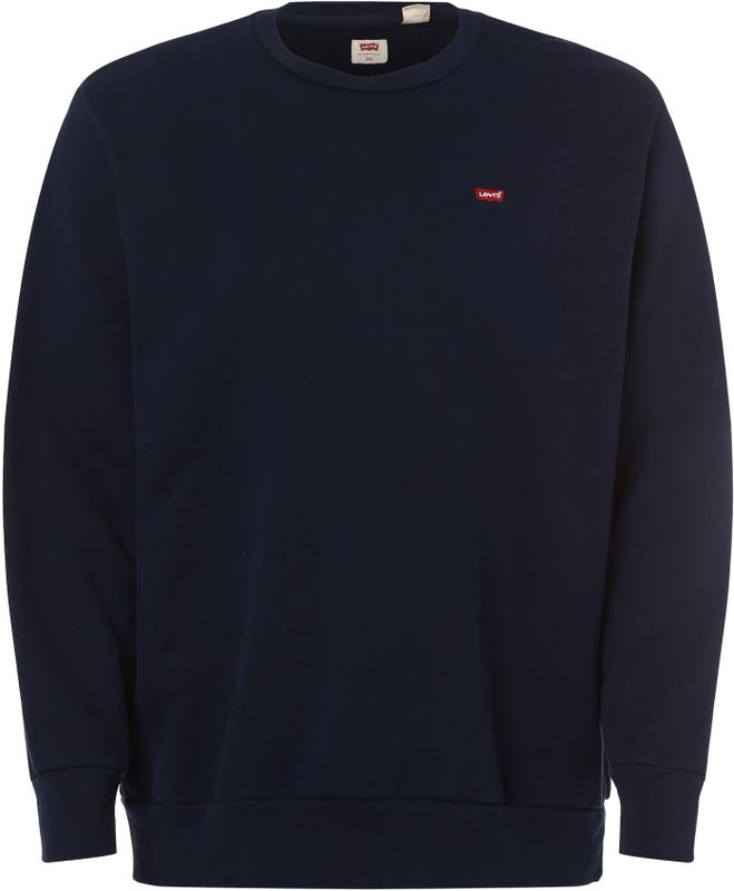 Levi's - BIG ORIGINAL HM CREW - Sweatshirt - Navy - Met Batwing-Logobadge