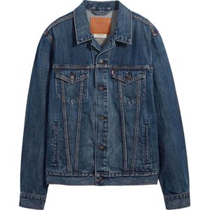 Truckerjack - Denim - Katoen - Pluche Sherpa-voering