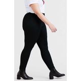 Levi's - 720 Super Skinny Jeans - Zwart - Denim - Hoge Taille