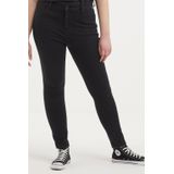 Levi's Plus - Jeans 721 High Rise Skinny - Zwart - Denim materiaal