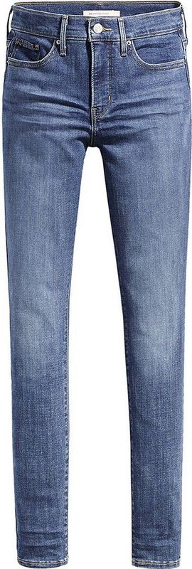 Levi's - Skinny Jeans - Blauw - Hypersoft - Sculpt Weefsel
