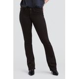 Levi's - Bootcut Shaping Jeans - Zwart - Denim - 5-pocket Model