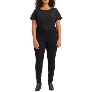 Levi's dames Jeans Plus Size Mile High Super Skinny, Black Celestial, M