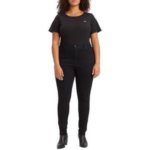 Levi's dames Jeans Plus Size Mile High Super Skinny, Black Celestial, 2 jaar