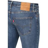 Levi's - 512 Skinny Jeans - Marineblauw - Katoen - Duurzaam