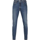 Levi's - 512 Skinny Jeans - Marineblauw - Katoen - Duurzaam