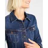 Lee Slim Rider Jeansjas voor dames, blauw (Dark Hunter Hw), medium