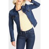 Lee Slim Rider Jeansjas voor dames, blauw (Dark Hunter Hw), medium