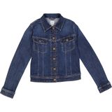 Lee Slim Rider Jeansjas voor dames, blauw (Dark Hunter Hw), medium