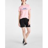 Lee - ESSENTIAL SLIM - Dames T-shirt - Zwart - Katoen