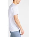 Botanical Print Tee - Bright White - Katoen