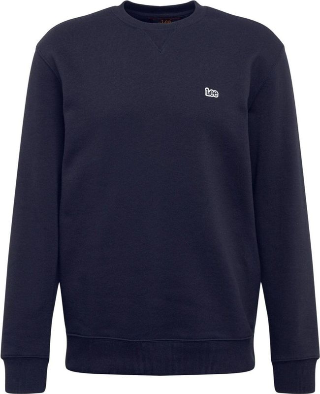 Lee - Plain Crew - Sweatshirt - Blauw - 100% Katoen