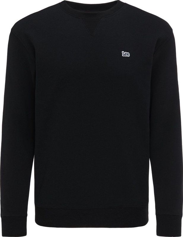 Lee - Sweatshirt - Zwart - Geborstelde Fleece