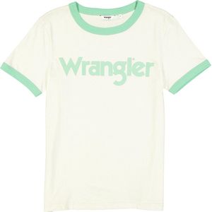 RINGER TEE ALMOST AQUA