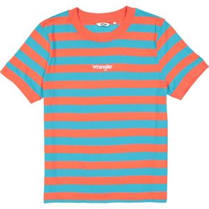 Wrangler - 80s - Dames T-shirt - Kleur - Materiaal