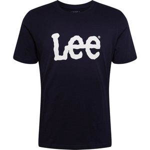 Lee - Wobbly LOGO TEE - T-shirt - Zwart - 100% Katoen