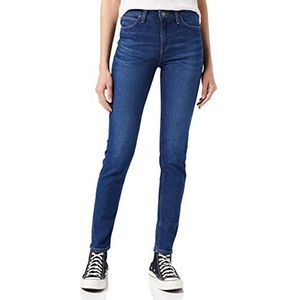 Lee Scarlett High Jeans, dames, blauw (Dark Favourite Nr), 25 W/33 L, Blauw