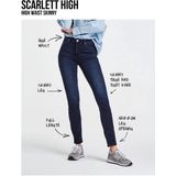 Lee - Scarlett - Skinny Jeans - Donkerblauw - Denim