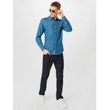 Wrangler - Western Overhemd - Blauw - 100% Katoen