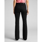 Lee - Breese - Spijkerbroek - Zwart - 100% Biologisch Katoen, Flare, Hoge Taille