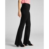 Lee - Breese - Spijkerbroek - Zwart - 100% Biologisch Katoen, Flare, Hoge Taille