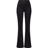 Lee - Breese - Spijkerbroek - Zwart - 100% Biologisch Katoen, Flare, Hoge Taille