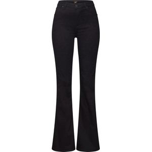 Lee - Breese - Spijkerbroek - Zwart - 100% Biologisch Katoen, Flare, Hoge Taille