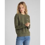 Plain - Crew Neck SWS - Olive Green - Katoen