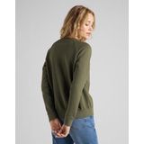 Plain - Crew Neck SWS - Olive Green - Katoen