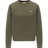 Plain - Crew Neck SWS - Olive Green - Katoen