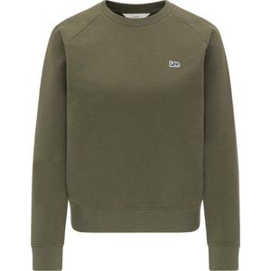 Plain - Crew Neck SWS - Olive Green - Katoen