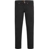 Lee Daren Zip Fly Clean Black Regular Straight Jeans-Heren