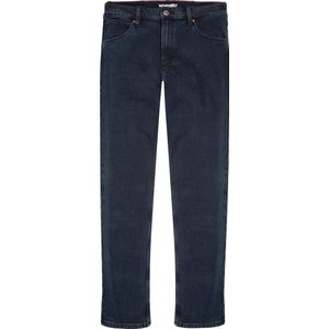 Wrangler Straight Blue Black Regular Jeans-Heren
