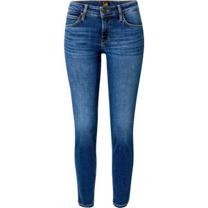Jeans - SCARLETT - Stretchbroek - Blauw - Skinny Pasvorm, Mid Waist, 7/8 Lengte, Denim