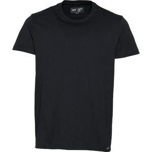 Lee 2 Units T-shirt Met Korte Mouwen Zwart S Regular Man