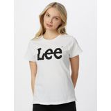 Lee - Logo T-shirt - Wit - Korte Mouwen - Regular Fit