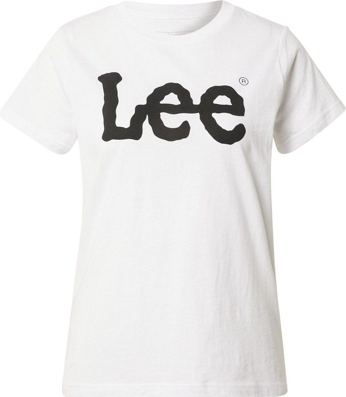 Lee - Logo T-shirt - Wit - Korte Mouwen - Regular Fit