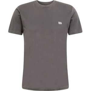 Lee Patch Logo T-shirt Met Korte Mouwen Grijs L Regular Man