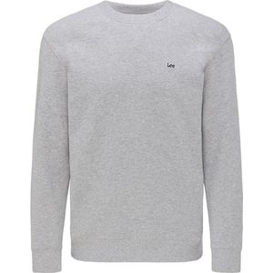 Lee - Plain Crew Sweatshirt - Grijs - Fleece - Regular Fit