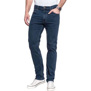 Lee - Jeansbroek - Donkerblauw - Regular Fit - 98% Katoen, 2% Elastaan
