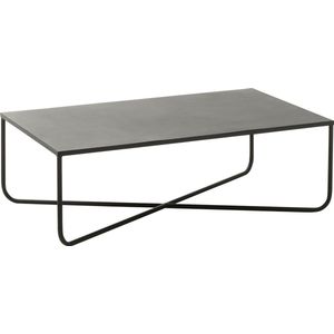 J-Line salontafel Kruis Frame - metaal - zwart