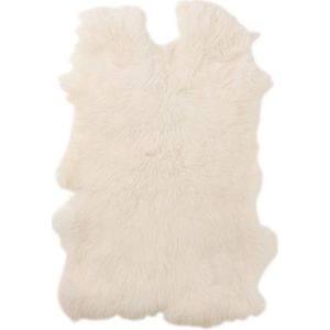 J-Line - Tapijt Konijnenvel - Imitatiebont - Wit